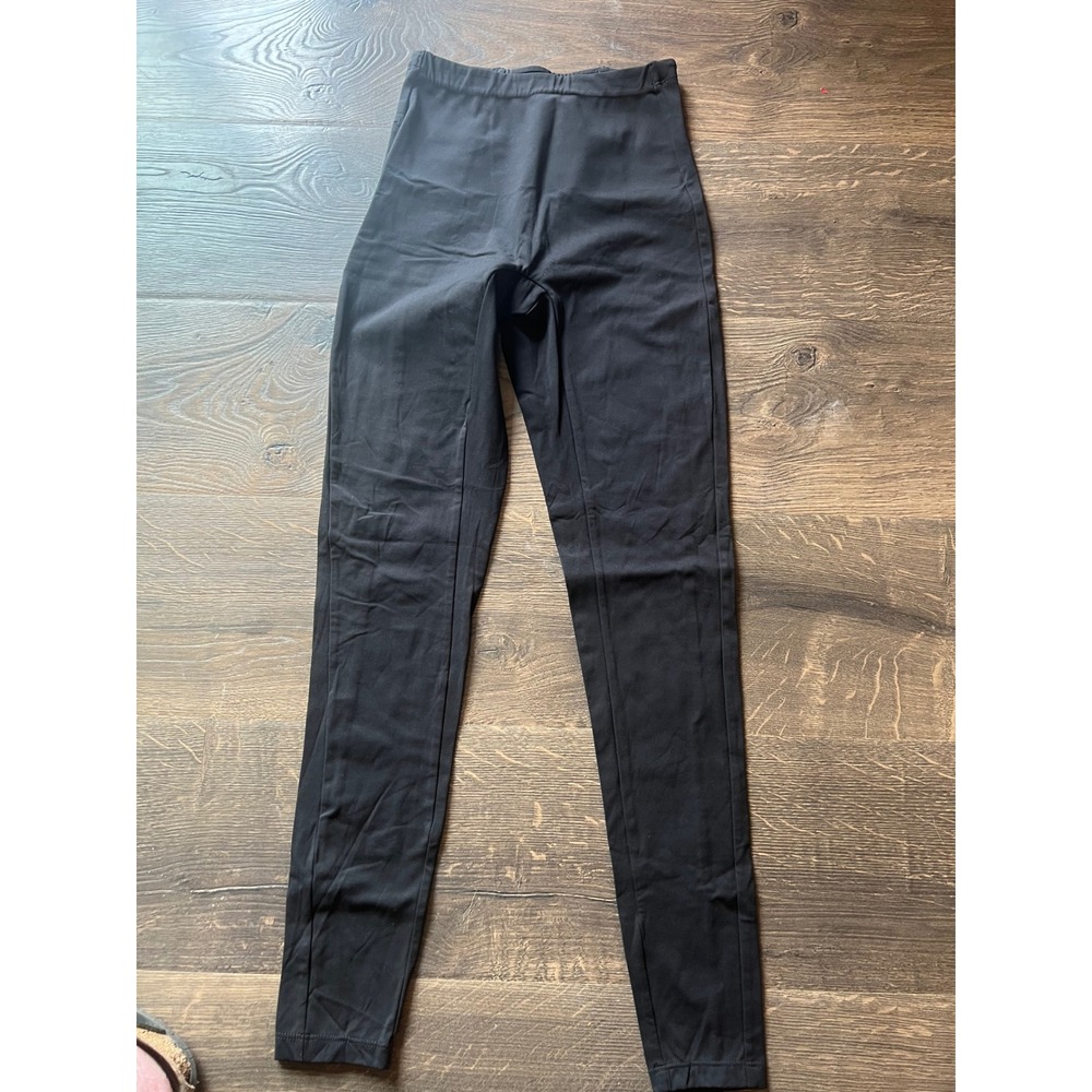 ADAY Layered Up Leggings Black High Rise Skinny Technical Pants XS BAL-BLK-01